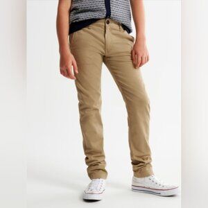 3/$20 Abercrombie & Fitch Chino Khaki Pants Slim Straight Leg Casual Preppy